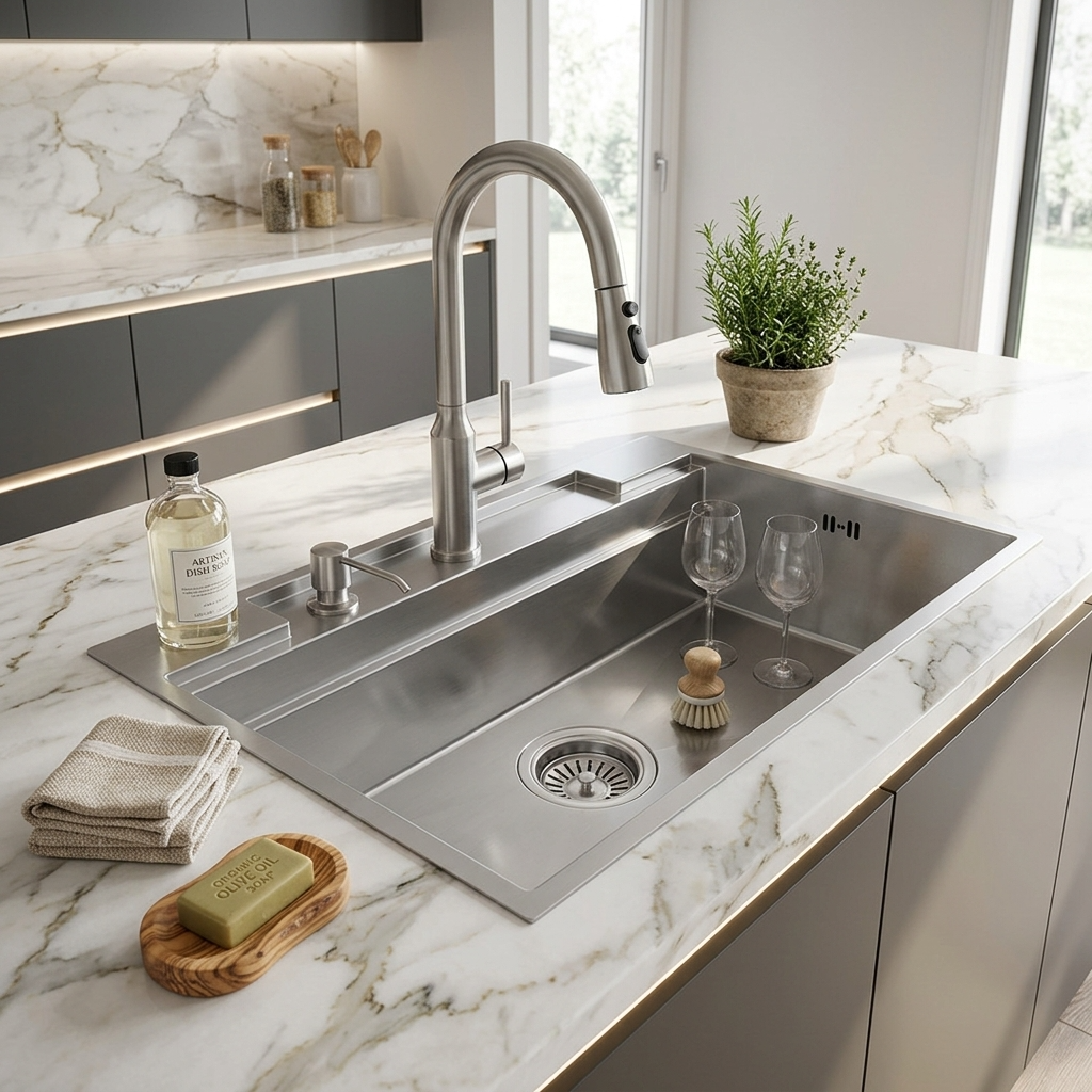 Stainless Steel Sink (P01-901) thumbnail 5